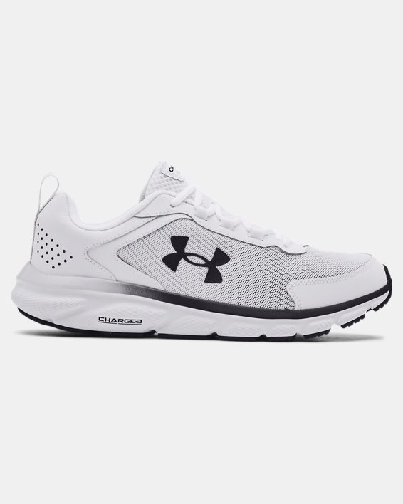 Men's UA Charged Assert 9 Running Shoes, White, pdpMainDesktop image number 0